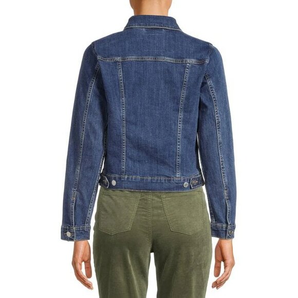 NEW Levi's Original Trucker Jacket IN Med Indigo  for women 1125 3s2 - Picture 3 of 6